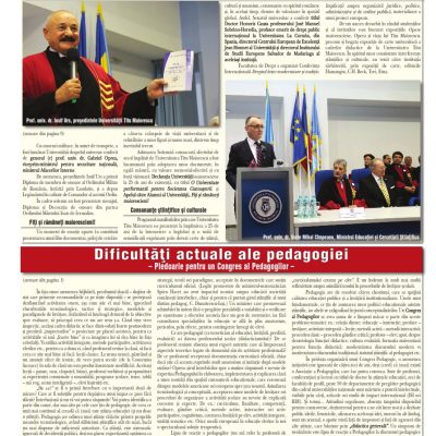 Tribuna Învăţământului nr. 1292, 04 – 10 mai 2015