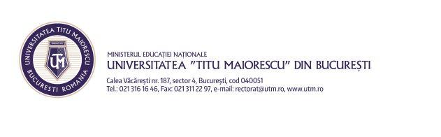 Informații Rezidențiat Universitatea Titu Maiorescu