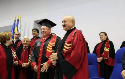 E. S. DR. HERMAN BERKOVITS, CONSULUL ONORIFIC AL ROMÂNIEI ÎN ISRAEL, DOCTOR HONORIS CAUSA AL UNIVERSITĂŢII TITU MAIORESCU DIN BUCUREŞTI