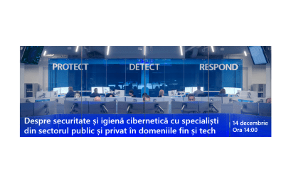Cybersecurity Webinar: “About cyber security and hygiene with public and private sector specialists in the fields of fin and tech”