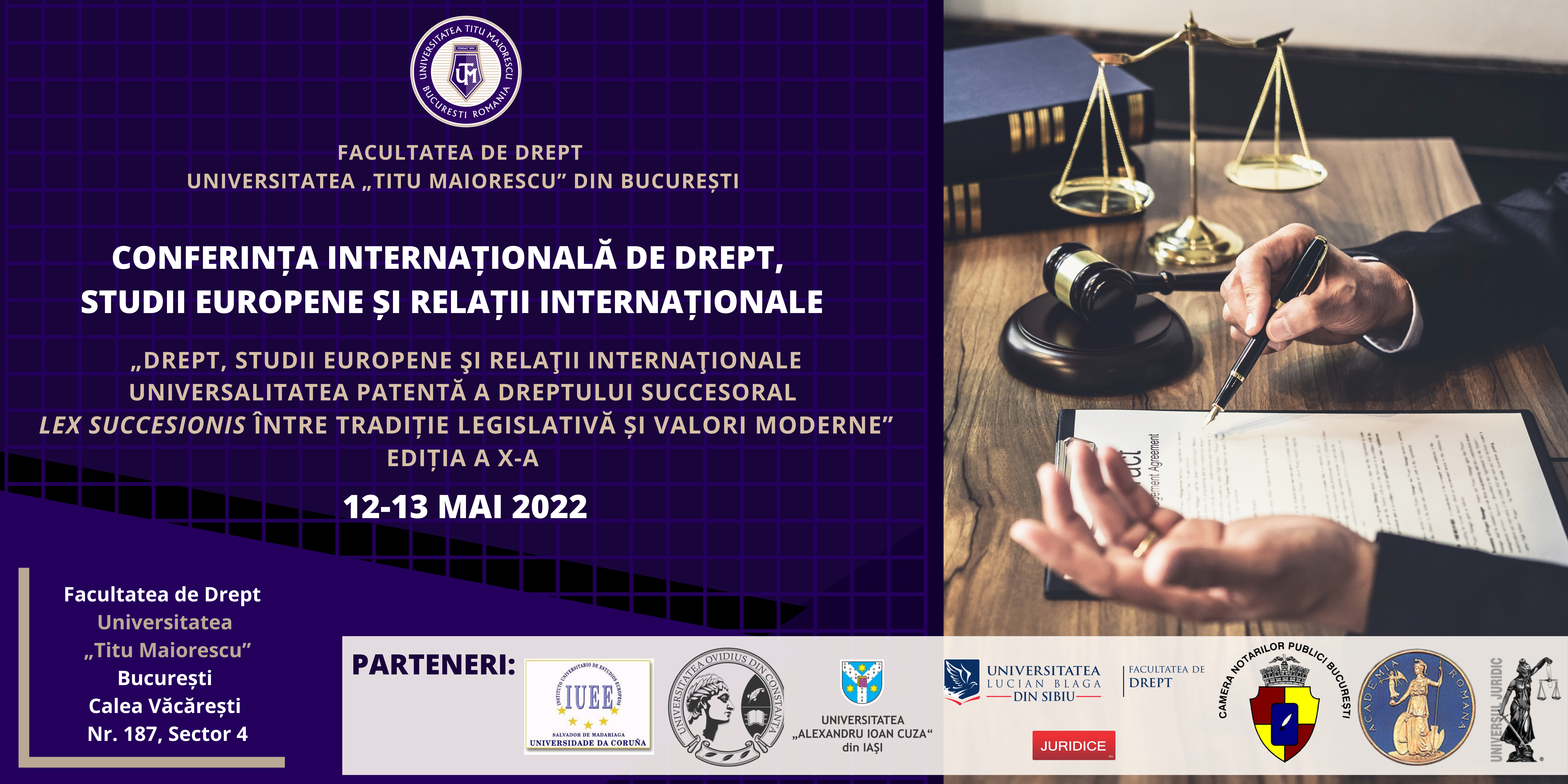 Conferinta internationala de drept, studii europene si relatii internationale