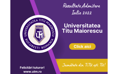 July 2022 Admission Results – “Titu Maiorescu” University