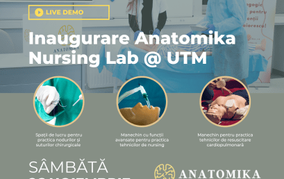Inaugurarea laboratorului Anatomika Nursing Lab din campusul medical IOR al UTM