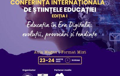Conferința Internațională de Științele Educației – Ediția I, 23-24 Martie 2023