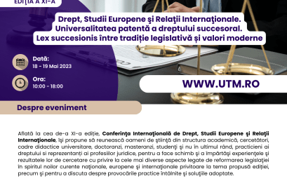 Conferinţa Internaţională de Drept, Studii Europene şi Relaţii Internaţionale, Ediția a XI-a