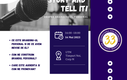 Create Your Story and Tell It!