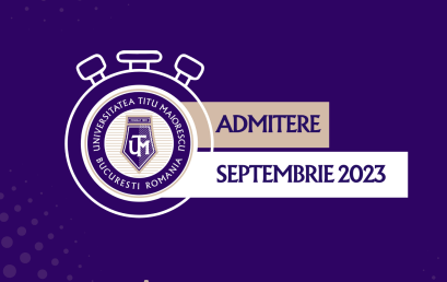 Admitere Septembrie 2023