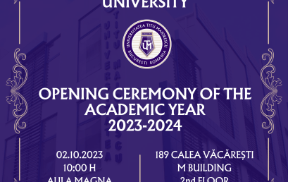 The Opening Ceremony of The New Academic Year 2023-2024