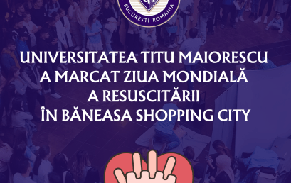 UTM a marcat Ziua Mondială a Resuscitării în Băneasa Shopping City