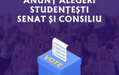 Alegeri Studențești Senat și Consiliul UTM