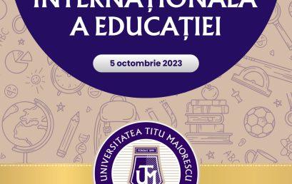 Mesajul Universității Titu Maiorescu de Ziua Mondială a Educației