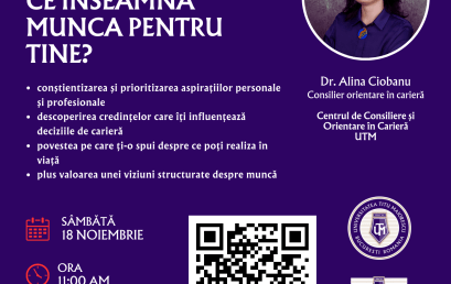 Workshop – Ce Înseamnă Munca Pentru Tine?