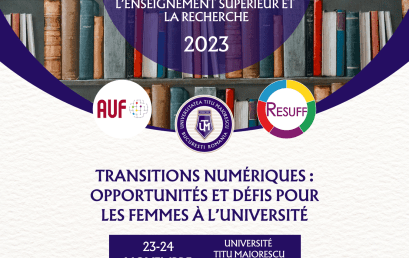 Francophone colloquium “Digital Transitions: Opportunities and Challenges for Women in Higher Education”
