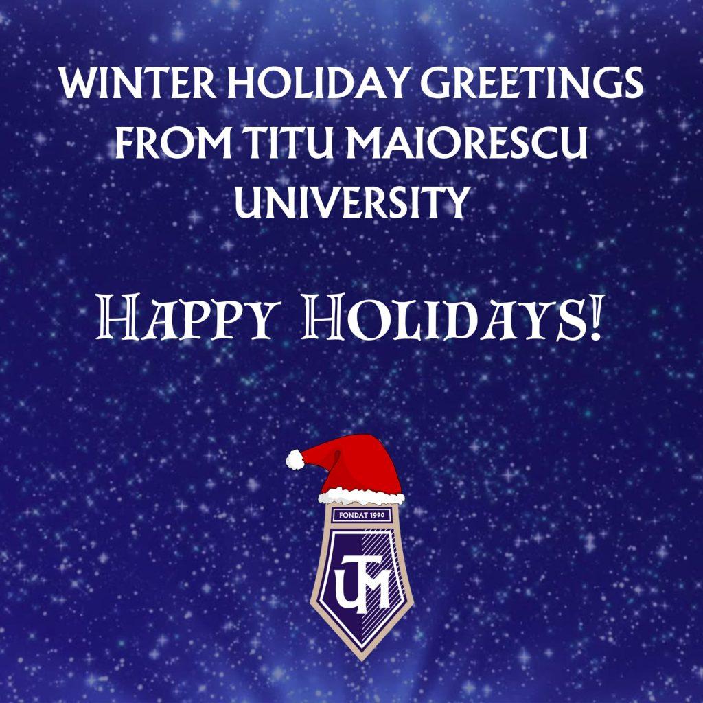 Winter Holiday Greetings From Titu Maiorescu University