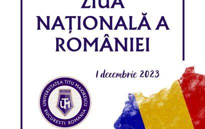 Ziua Națională a României, prilej de bucurie și de reflecție la sensul istoriei