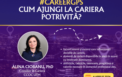 #CareerGPS: Cum Ajungi la Cariera Potrivită?