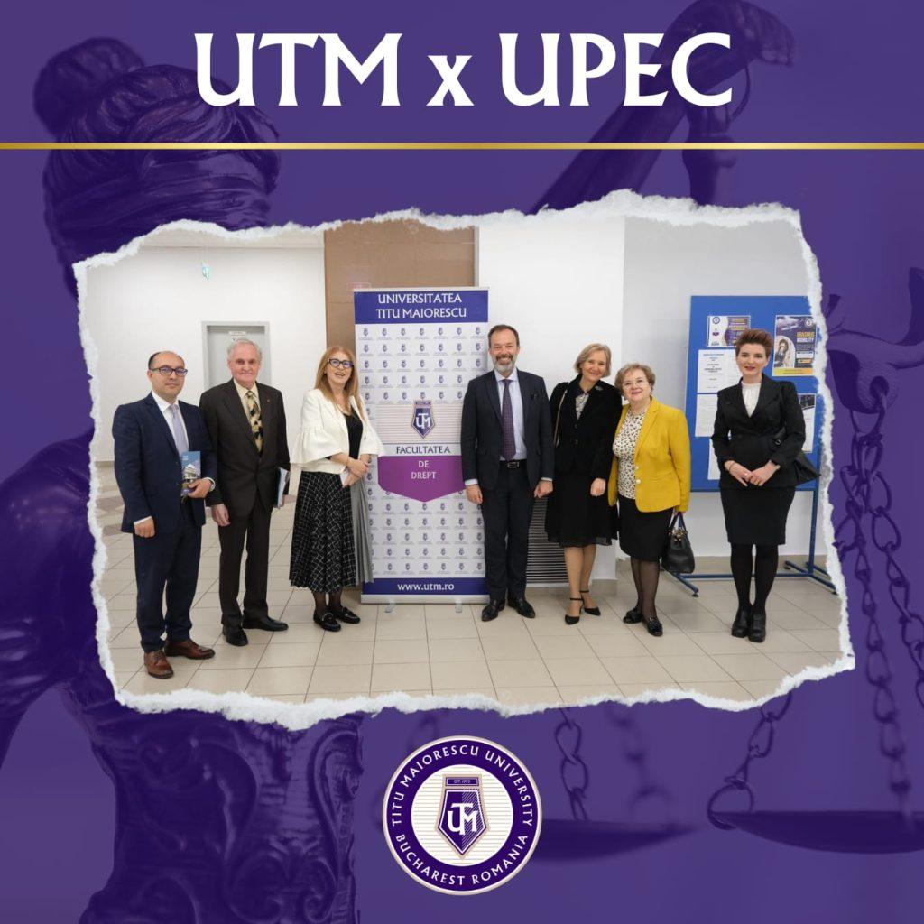 La Faculté de Droit de l'Université Upec en visite à l'Université Titu Maiorescu!