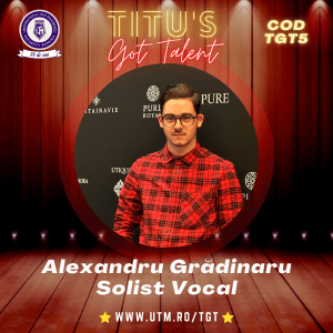 Alexandru Grădinaru - Solist Vocal