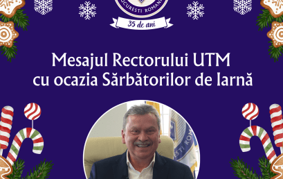 Mesajul Rectorului UTM cu ocazia sărbătorilor de iarna!