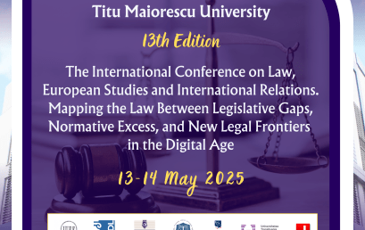 The International Conference on Law: “Mapping the Law Between Legislative Gaps, Normative Excess, and New Legal Frontiers in the Digital Age”  