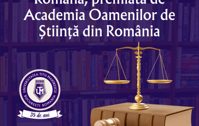 Enciclopedia Juridică Română,  premiată de Academia Oamenilor de Știință din România