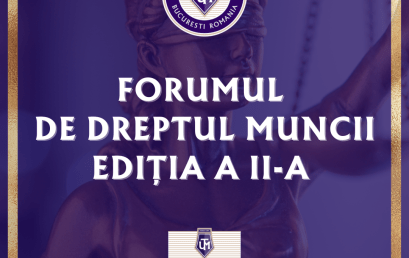Conferința Națională De Dreptul Muncii – Ediția II