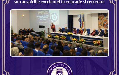 Universitatea Titu Maiorescu a deschis anul universitar 2025-2026 sub auspiciile excelenței în educație și cercetare