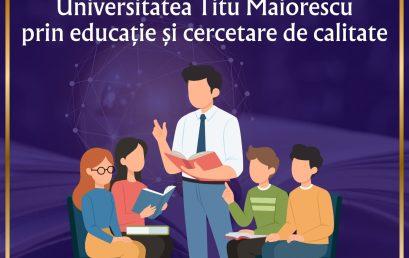 Ziua Mondială a Educației, celebrată la Universitatea Titu Maiorescu prin educație și cercetare de calitate