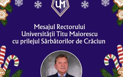 Mesajul Rectorului Universității Titu Maiorescu cu prilejul Sărbătorilor de Crăciun