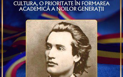 Ziua lui Mihai Eminescu și Ziua Culturii Naționale, celebrate la Universitatea Titu Maiorescu 