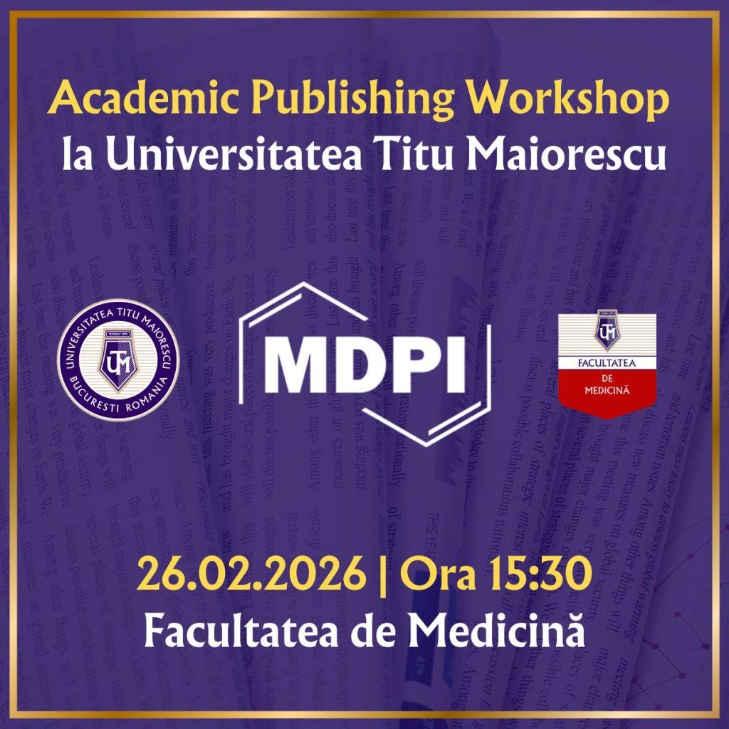 Academic Publishing Workshop la Universitatea Titu Maiorescu