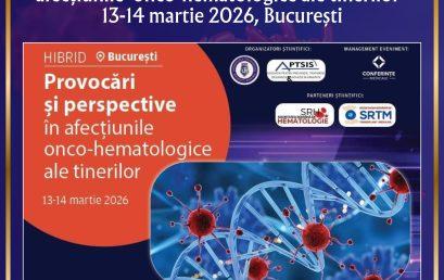 Universitatea Titu Maiorescu  vă invită la Conferința Națională: „Provocări și perspective în afecțiunile onco-hematologice ale tinerilor”