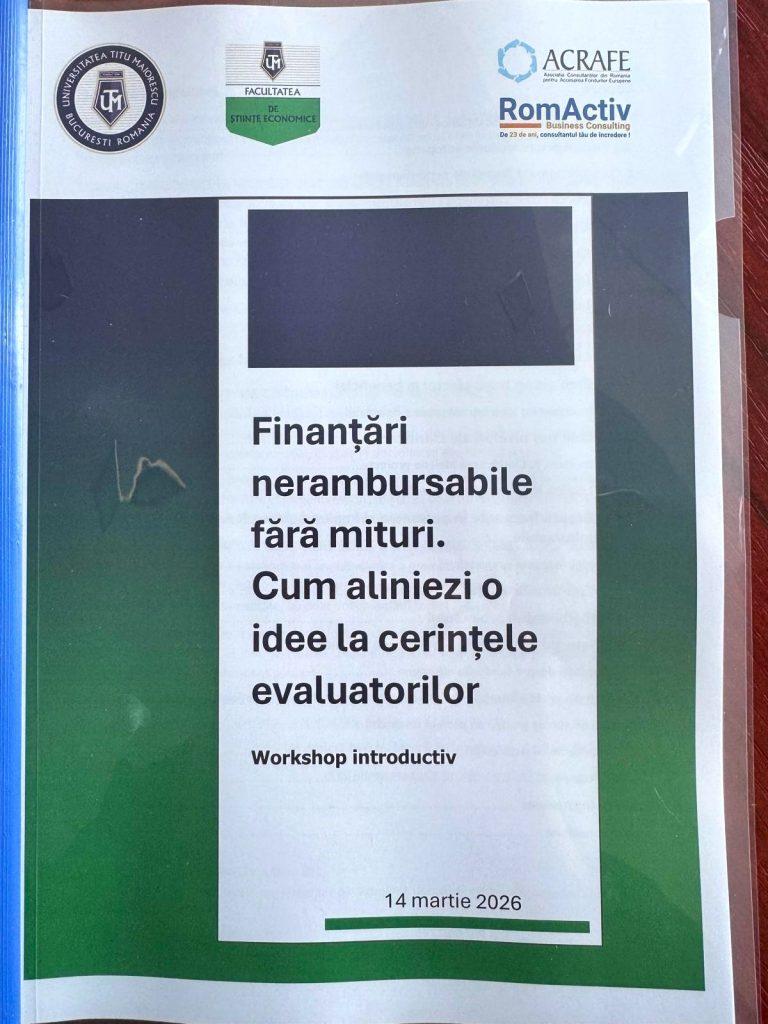 Finanțări nerambursabile fără mituri. 13