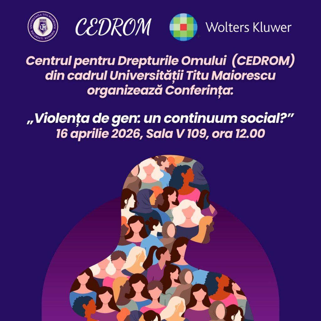 „Violența de gen: un continuum social?” - Cedrom