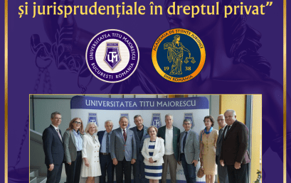 Simpozion AȘJR în parteneriat cu UTM: „Noutăți legislative, doctrinare și jurisprudențiale în dreptul privat” UTM