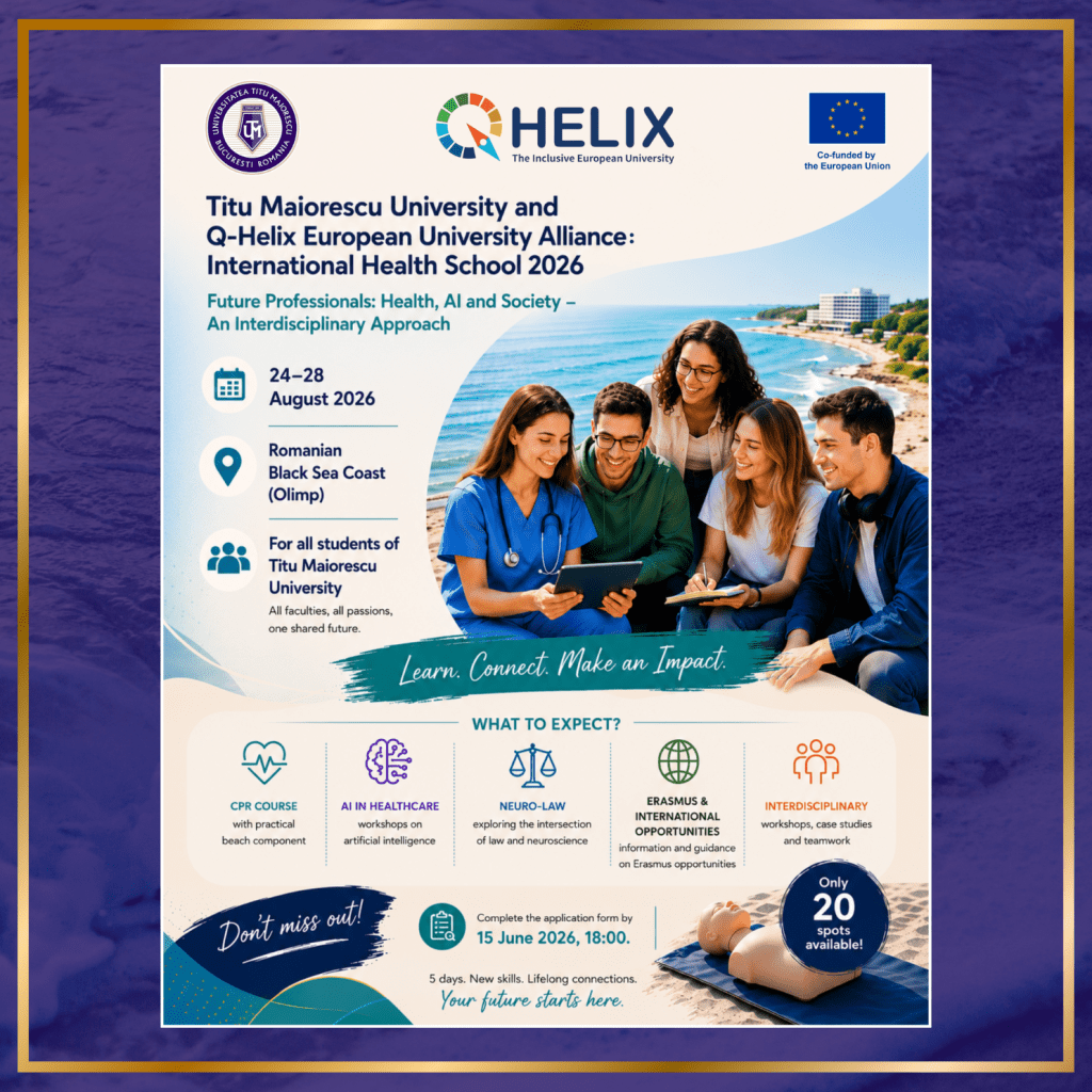 Applications are Now Open: Titu Maiorescu University and Q-Helix European University Alliance 