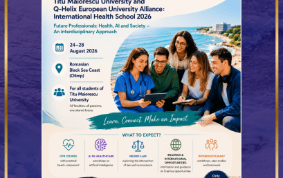 Applications are Now Open: Titu Maiorescu University and Q-Helix European University Alliance “International Health School 2026”!