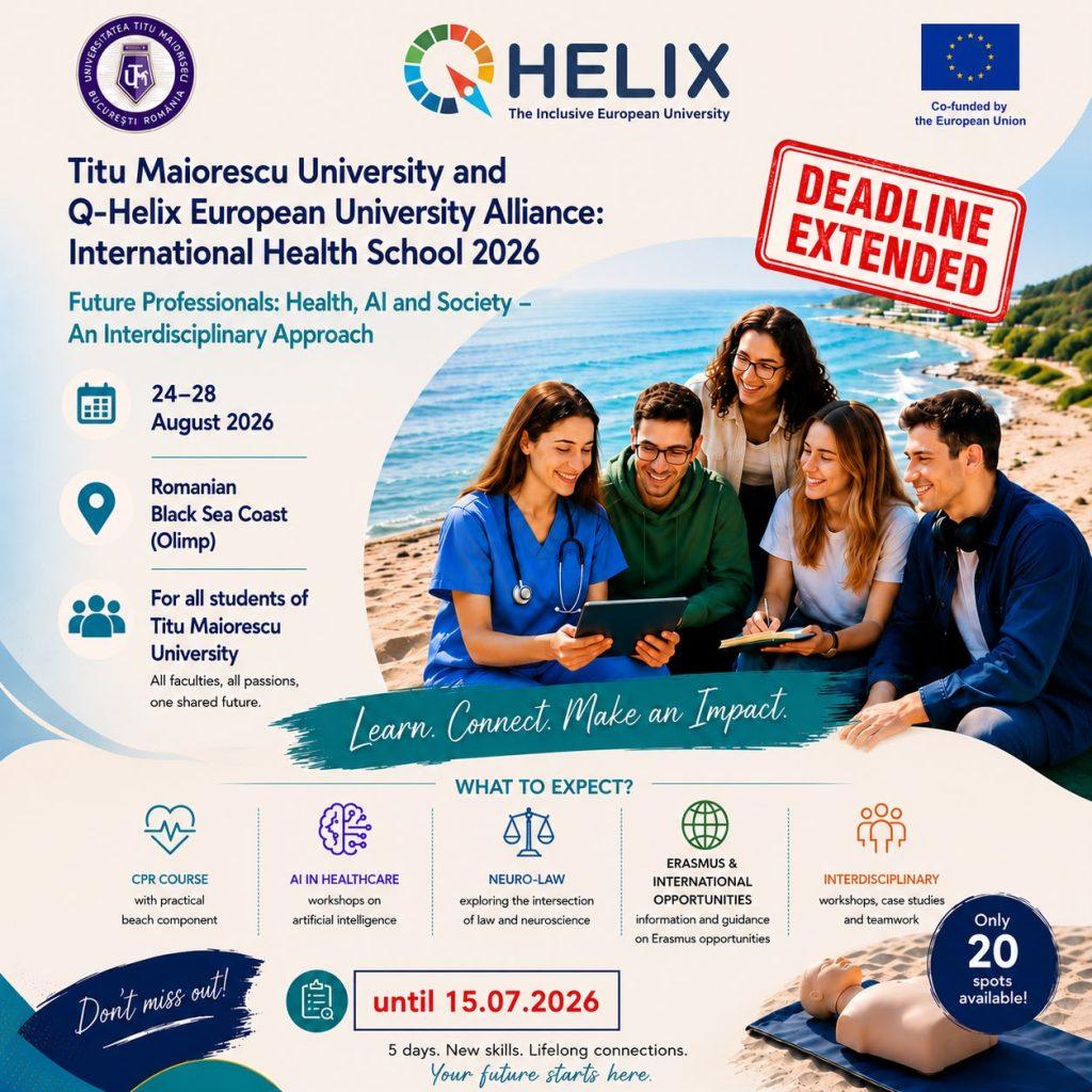 Applications are Now Open: Titu Maiorescu University and Q-Helix European University Alliance 