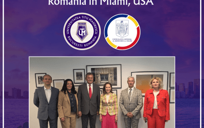 Delegation of Titu Maiorescu University of Bucharest visits the Consulate General of Romania in Miami, USA