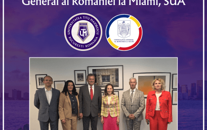 Delegația Universității Titu Maiorescu din București în vizită la Consulatul General al României la Miami, SUA