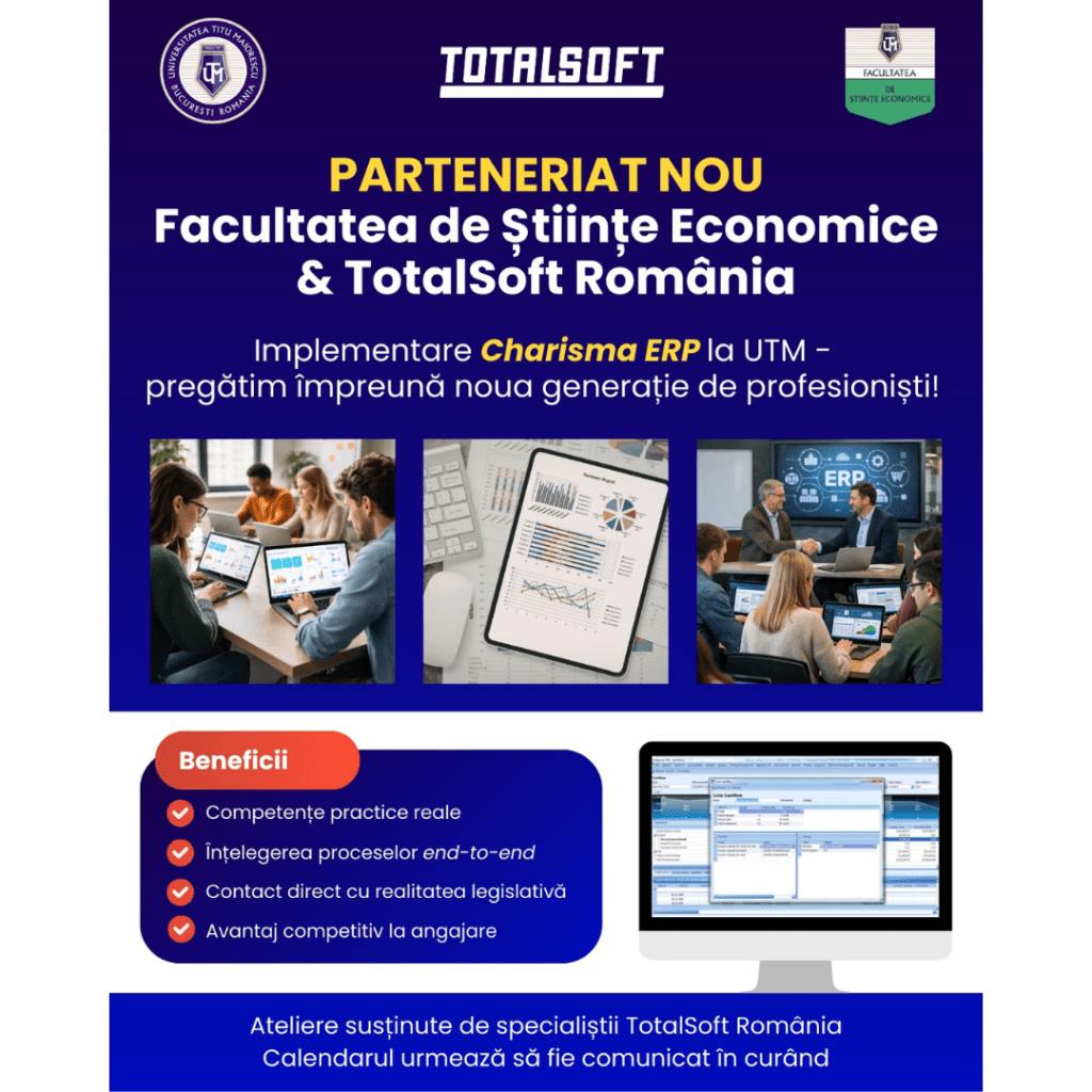 Parteneriat Nou Total Soft și Facultatea de Științele Economice UTM!