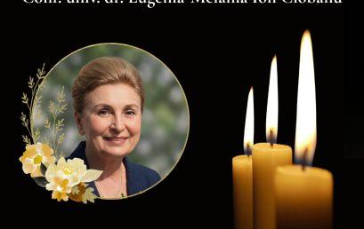 In memoriam: O viață dedicată cercetării și cunoașterii – Conf. univ. dr. Eugenia-Melania Ion Ciobanu