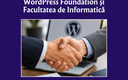 Parteneriat nou: WordPress Foundation și Facultatea de Informatică, UTM