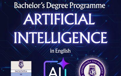 Artificial Intelligence – in English, a New Bachelor’s Degree Programme at the Faculty of Informatics from TMU