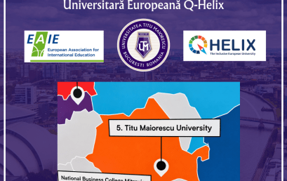 Universitatea Titu Maiorescu, reprezentată la a 36-a Conferință și Expoziție Anuală EAIE de la Glasgow “The Rhythm of Revolution”, prin Alianța Universitară Europeană Q-Helix