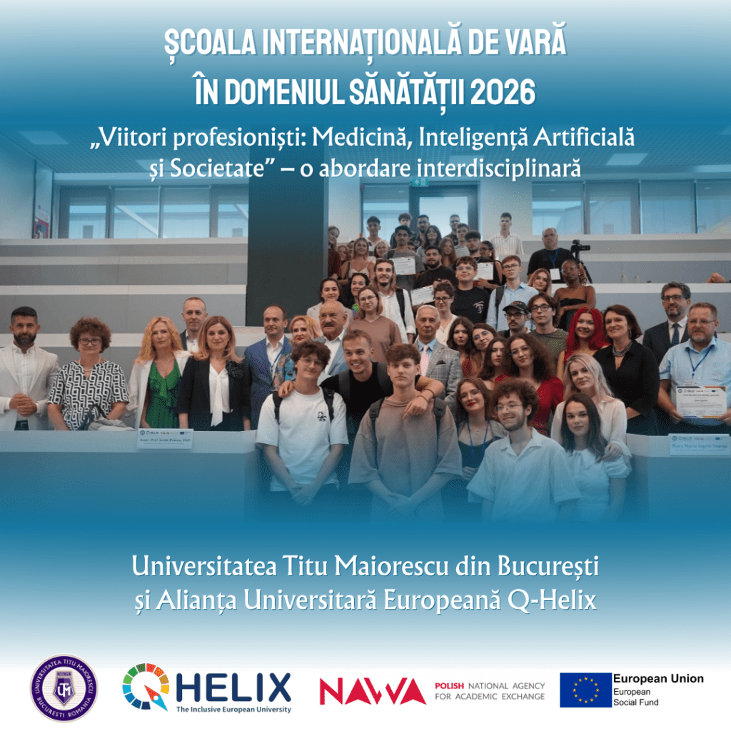 UTM și Alianța Universitară Europeană Q-Helix au organizat Școala Internațională de Vară în Domeniul Sănătății 2026