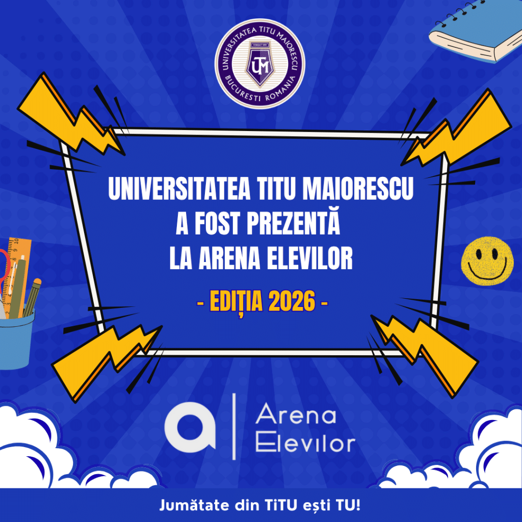 Universitatea Titu Maiorescu a fost prezentă la Arena Elevilor, ediția 2026!