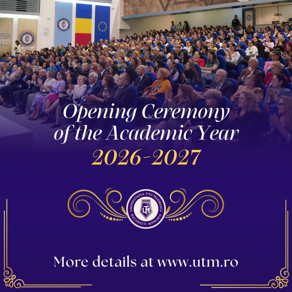 The Opening Ceremony TMU 2026-2027!