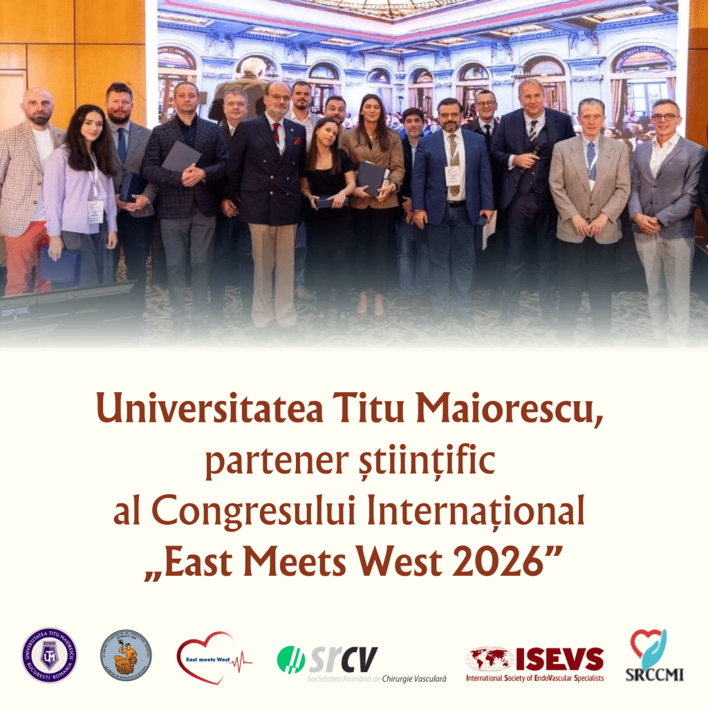 Universitatea Titu Maiorescu, partener științific al Congresului Internațional „East Meets West 2026”