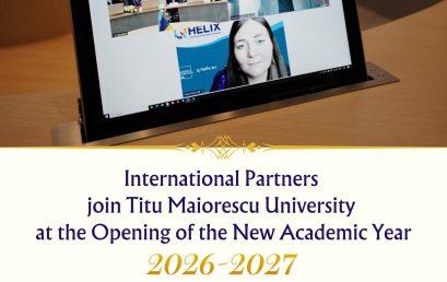 International Partners join Titu Maiorescu University at The Opening of The New Academic Year